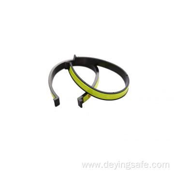 reflective high visibility plastic bicycle trousers clip